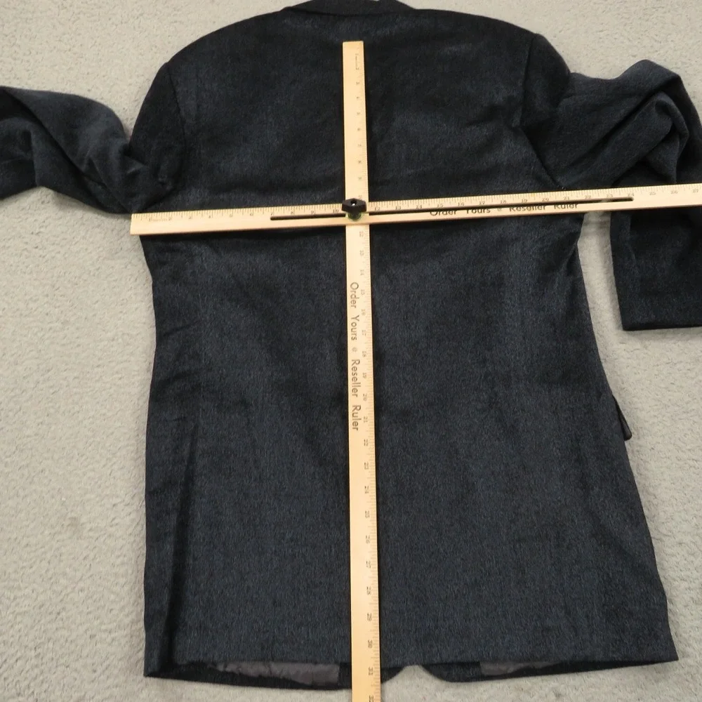 Lubiam Blazer 44L Blue Melange Wool Blend 3/2 Roll Textured Jacket LBM 1911